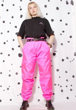 90s grunge y2k goth workwear neon pink sports ski raver pant