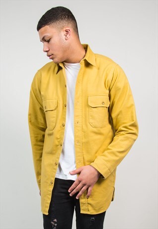 VINTAGE PLAIN FLANNEL SHIRT