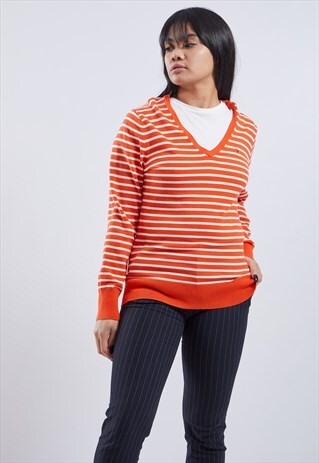 VINTAGE TOMMY HILFIGER V-NECK JUMPER