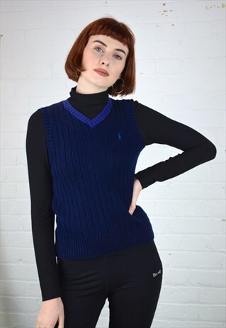 VINTAGE 90'S POLO RALPH LAUREN SWEATER VEST