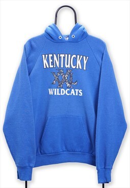 Vintage 90s Blue Kentucky Wildcats NCAA Hoodie