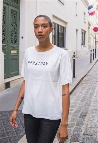 T-SHIRT HERSTORY BASIC - WHITE