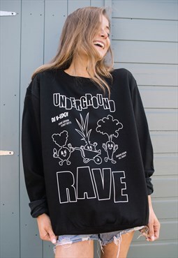 Underground Rave Women's Festival Sweatshirt 