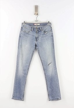 Levi's 519 Ripped Low Waist Jeans in Light Denim - W31 - L32