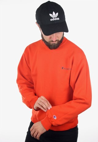 VINTAGE CHAMPION USA SPELL OUT SWEATSHIRT JUMPER