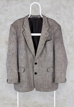 Vintage Brook Taverer Harris Tweed Blazer Jacket  Wool Large
