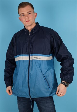VINTAGE ADIDAS WINDBREAKER JACKET IN MULTI NJ725