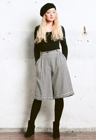 VINTAGE 80S MONOCHROME CULOTTES