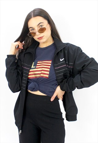 90'S RETRO BLACK FESTIVAL TRACK JACKET
