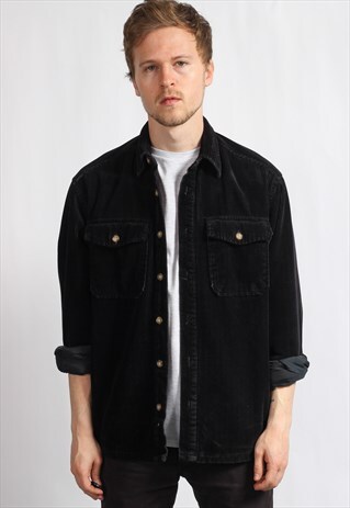 VINTAGE QUILTED CORDUROY SHIRT