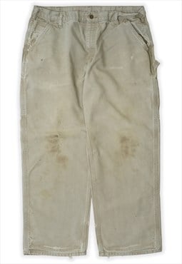 Vintage Carhartt Dungaree Carpenter Workwear Trousers Mens