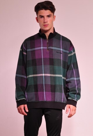 VINTAGE RALPH LAUREN POLO 1/4 ZIP SWEATER