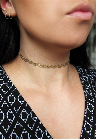 GOLD WAVE CHOKER