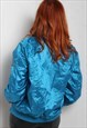 VINTAGE 90'S SHELL JAKET BLUE