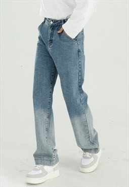 Kalodis Washed baggy straight-leg jeans