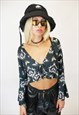 JUNGLECLUB REVERSIBLE BUCKET HAT WITH FLEECE LINING