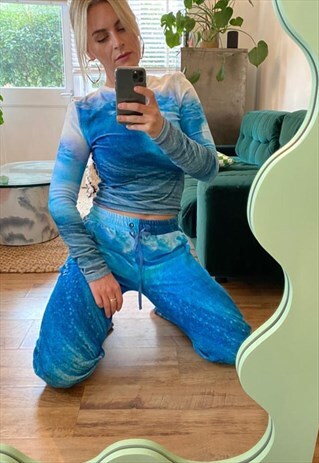 WAVE TOWELLING PANTS