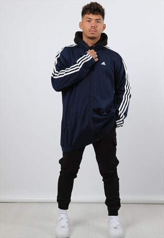 ADIDAS LARGE NAVY LIGHTWEIGHT JACKET