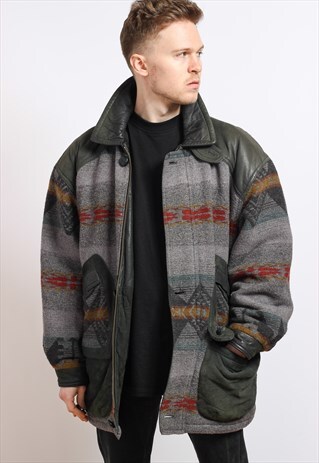 VINTAGE AZTEC FESTIVAL JACKET