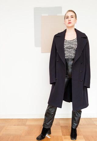 VINTAGE VERSACE WOOL WINTER COAT (REF/834)
