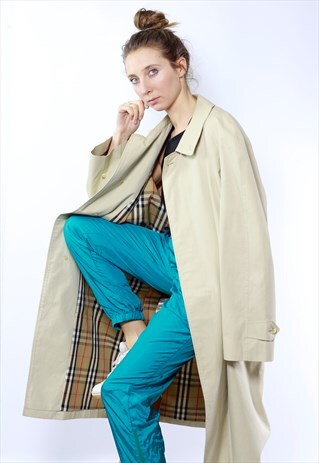 VINTAGE BURBERRY TRENCH COAT / BEIGE TRENCH