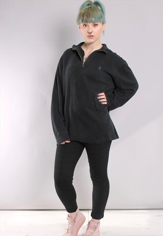 VINTAGE POLO RALPH LAUREN 1/4 ZIP SWEATSHIRT