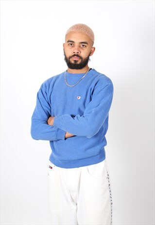 VINTAGE CHAMPION REVERSE WEAVE SWEATSHIRT BLUE