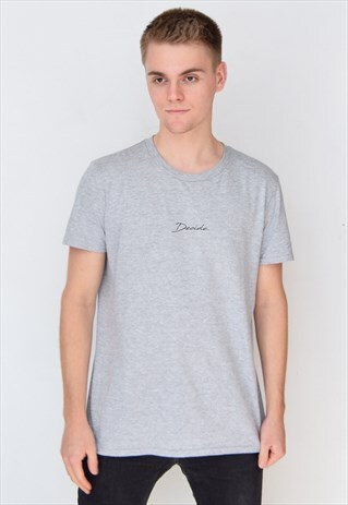 GREY DECIDE T-SHIRT