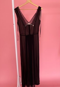 Blumarine S/S 1999 romantic floor length dress