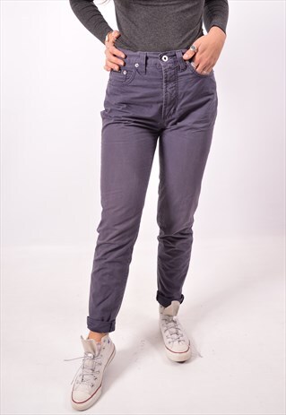 VINTAGE DOLCE & GABBANA TROUSERS NAVY BLUE