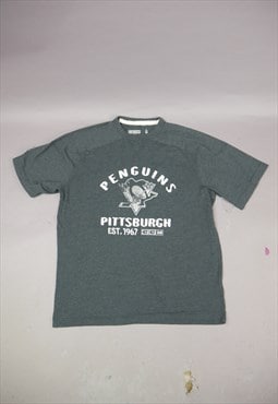 Vintage Pittsburgh Penguins Graphic T-Shirt in Grey