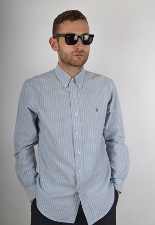 VINTAGE RALPH LAUREN COSTUM FIT SHIRT SIZE M (1000)