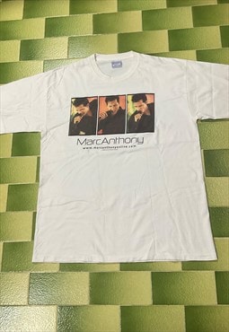Vintage 1999 Marc Anthony T-Shirt Latin Singer Concert