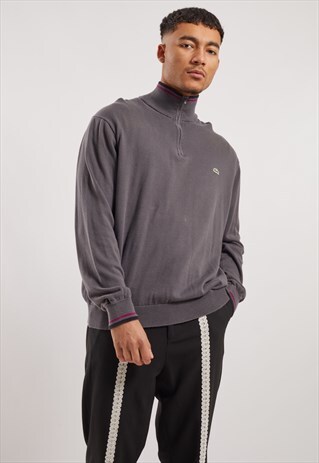 VINTAGE LACOSTE LIGHTWEIGHT 1/4 ZIP JUMPER