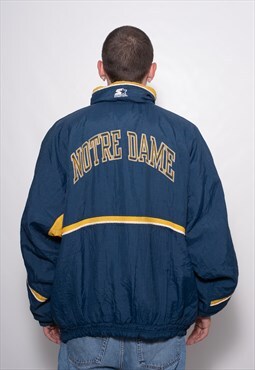 Vintage RARE Starter Notre Dame 90s Jacket