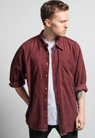 VINTAGE OVERSIZED CORDUROY SHIRT
