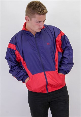 VINTAGE FESTIVAL PATTERN SHELL JACKET