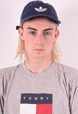ADIDAS MENS VINTAGE CAP ONE SIZE BLUE 90S