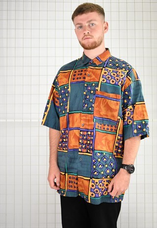 CRAZY PATTERN FESTIVAL/BEACH SHIRT