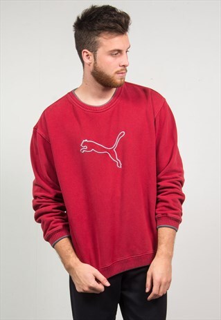 PUMA RED SWEATSHIRT