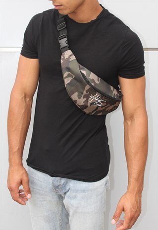 CAMO FESTIVAL BUM BAG