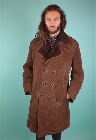 VINTAGE 90'S SHEARLING COAT