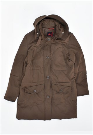 VINTAGE 90'S KAPPA WINDBREAKER JACKET BROWN