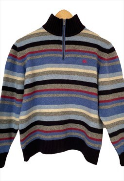 Burberry vintage striped unisex sweater. M