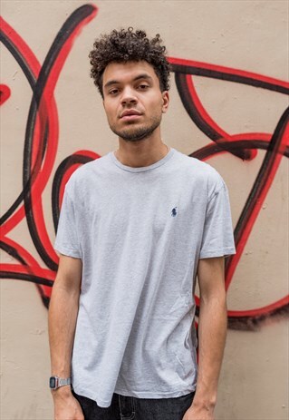 RALPH LAUREN GREY T-SHIRT
