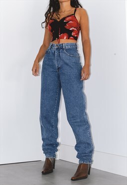 90s High Waist Mom Jeans Vintage Denim 