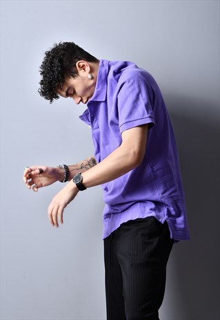 PURPLE RALPH LAUREN CHAPS POLO T-SHIRT PS1742