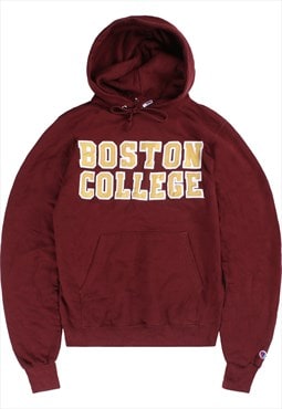 Champion  Boston College Hoodie XSmall Burgundy Red