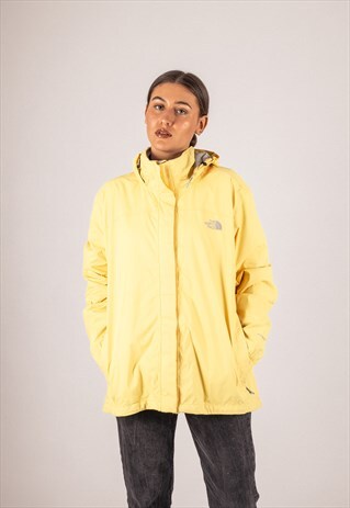 THE NORTH FACE HYVENT JACKET IN LEMON YELLOW