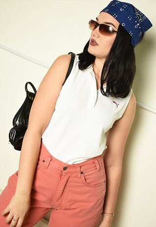 Y2K RETRO PUMA ATHLEISURE TRACK SPORTS T-SHIRT TOP